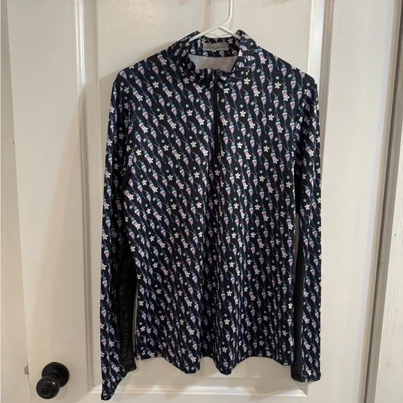 Callaway Womens Swing TechSun Protection Pullover Hummingbird Print Large - Picture 1 of 10